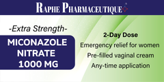Miconazole Nitrate 5% Yeast Infection 2-Day Treatment Plus 25 Grams External Cream Private Label