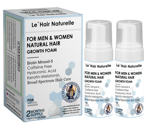 15% Trichogenoxil Overnight Hair Treatment Foam Mask with Natural Hot Oil 2 Months' Supply