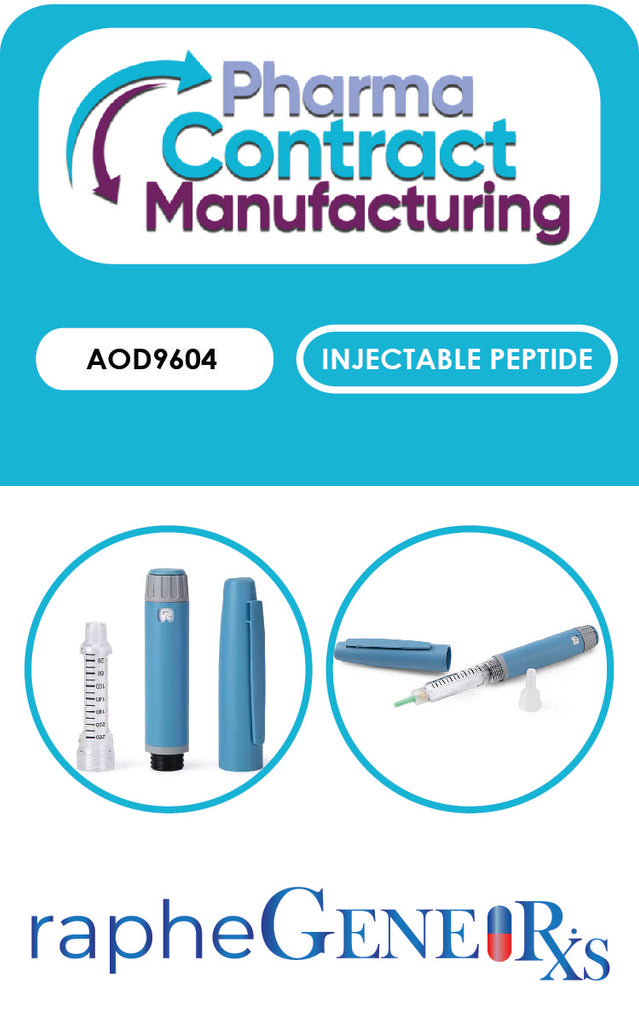 AOD9604 40mg with Bac-Water 40ml Kit for Bioresearch $350