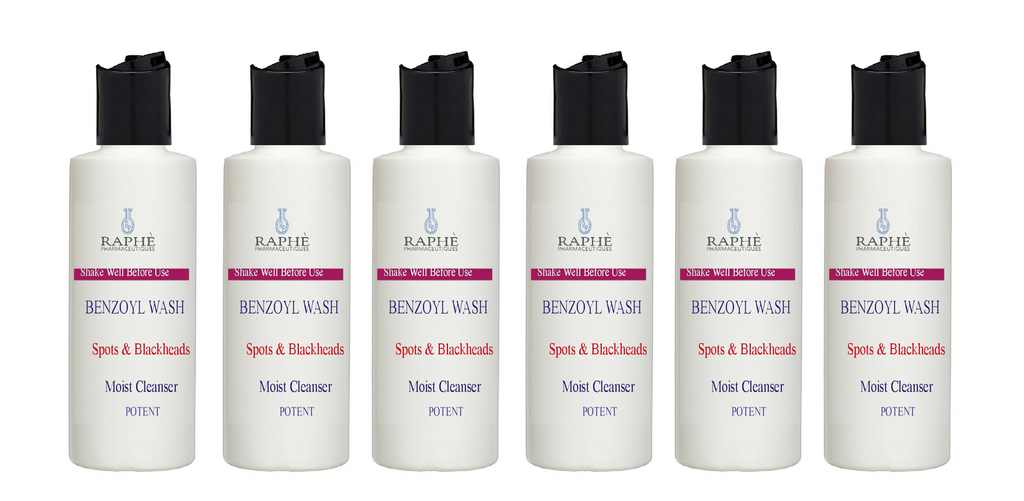 Teen`s Acne Prone Benzoyl Face Wash With Tea Tree Oil - 6-4oz Packs Wholesale Priced