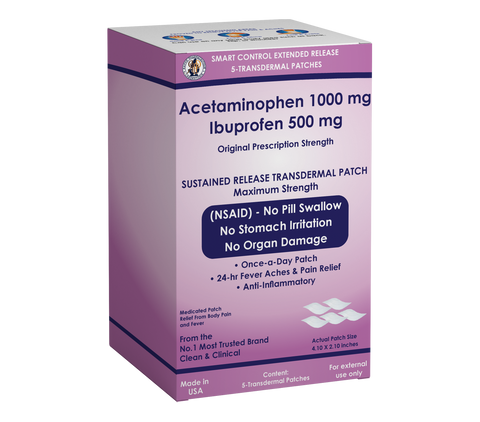 Acetaminophen Ibuprofen Transdermal Patch Once a Day Transdermal Patch