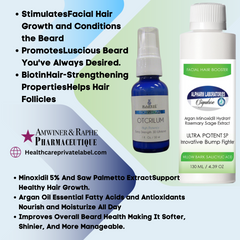 Mens Beard Facial Hair Growth & Conditioning Oil 120ml 4-Month Supply Wholesale 250