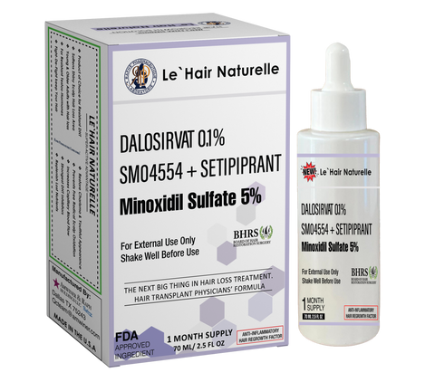 New Research Hair Loss Prevention Product DALOSIRVAT, SM04554, and SETIPIPRANT  70ml