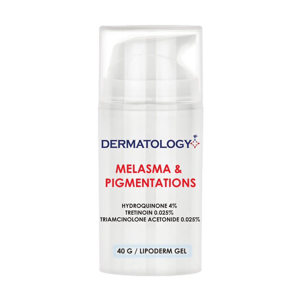 Melasma & Pigmentations Hydroquinone 4%  Tretinoin 0.025%  Triamcinolone Acetonide 0.025% Cream & Transdermal Patch Private Label