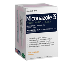 Miconazole Nitrate 5% Yeast Infection 2-Day Treatment Plus 25 Grams External Cream Private Label