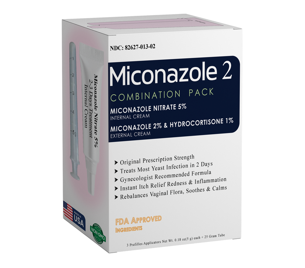 Miconazole Nitrate 5% Yeast Infection 2-Day Treatment Plus 25 Grams External Cream Private Label