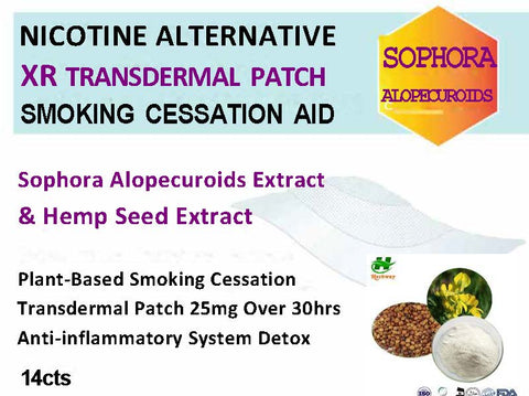 Cytisine Sephorine Alternative Transdermal Patch 25mg of Over 30 Hours