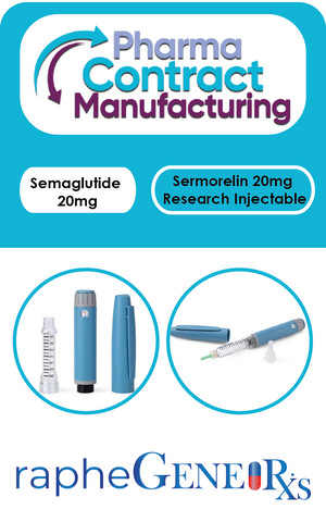 Bulk 1 Gram Semaglutide Blend with Sermorelin 1 Gram Contract Manufactured Research Peptides $1780