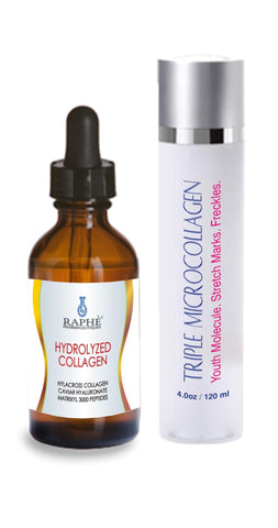 Wholesale 250 Packs Collagen Peptide Infusion 120ml with 250 Packs Hydrolyzed Collagen Serum 60ml