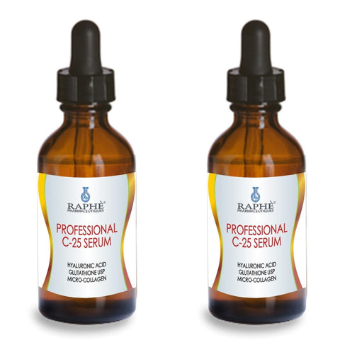 Wholesale 250 Packs Vitamin C-25% Glutathione & Collagen Hyaluronic Acid Serum 60ml