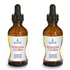2-Packs Vitamin C-25% Glutathione & Collagen Hyaluronic Acid Serum 2-60ml