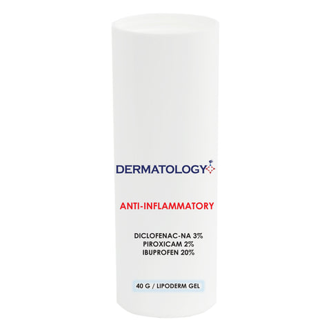 Anti-Inflammatory  Diclofenac-Na 3% Piroxicam 2% Ibuprofen 20%  Size: 40 G Gel