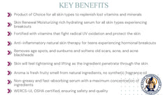 Acne Treatment Face Moisturizer with Provitamin B5 Antioxidant & Collagen Serum 2-60ml
