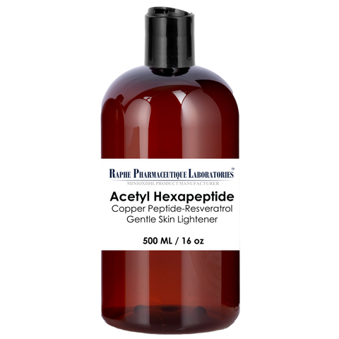 Acetyl HexaPeptide Gentle Lightening Liquid Concentrated With Monoatomic Gold 16oz