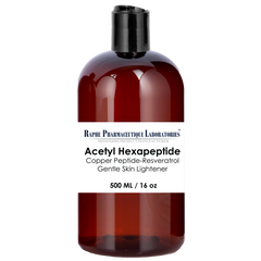 Acetyl HexaPeptide Gentle Lightening Liquid Concentrated With Monoatomic Gold 16oz
