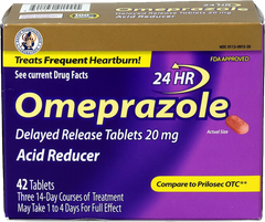 Generic Omeprazole 20mg-40mg Tablets Heartburn Relief