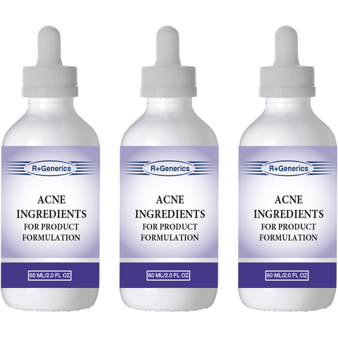 Cosmetics Ingredients For Acne Product Formulation 3-60ml Packs