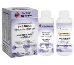 Wholesale Clinical Strength 5% Minoxidil with S.EQUOL Caffeine Vitamin E and Ketoconazole 5000 Unlabeled Units