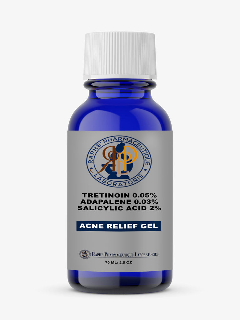 Tretinoin 0.05% Adapalene 0.03% and Salicylic acid 2% Acne Relief Gel