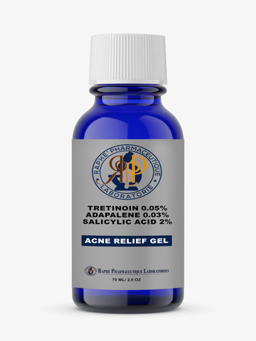 Tretinoin 0.05% Adapalene 0.03% and Salicylic acid 2% Acne Relief Gel