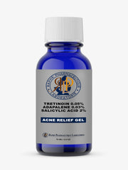 Tretinoin 0.05% Adapalene 0.03% and Salicylic acid 2% Acne Relief Gel